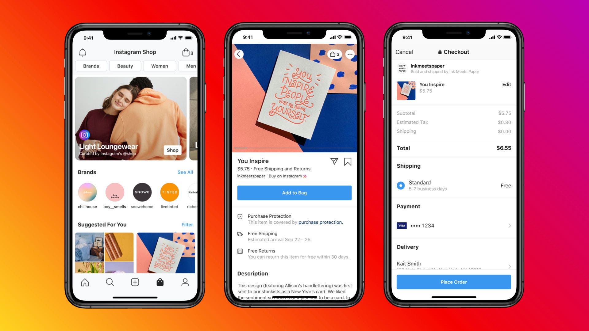 instagram shopping